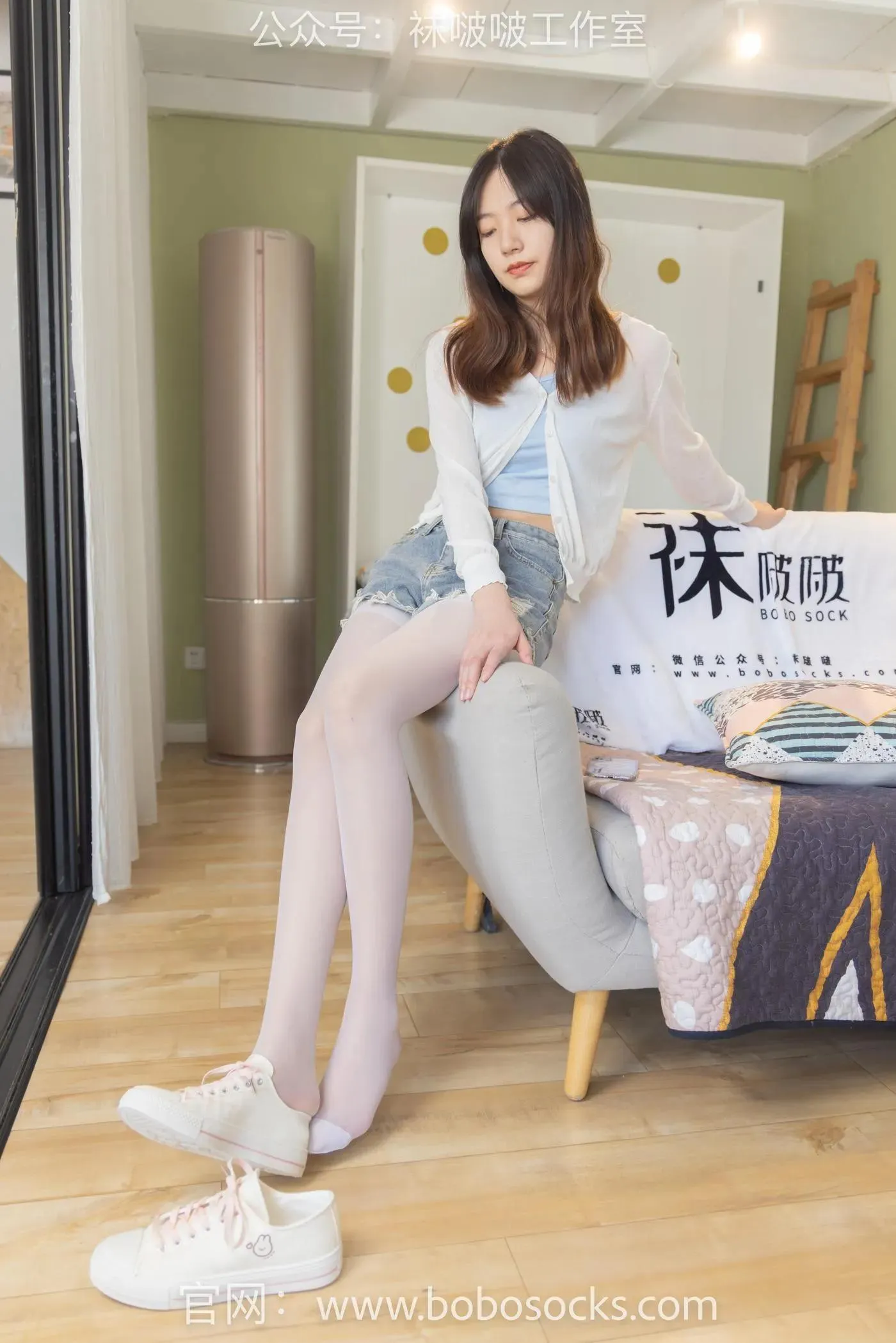[BoBoSocks袜啵啵]NO.102 小甜豆-板鞋、白丝 [140P]插图3